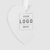 Benutzerdefiniertes Logo Ornament (Vorderseite)