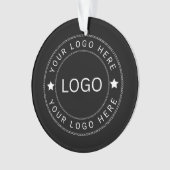 Benutzerdefiniertes Logo Ornament (Vorderseite)