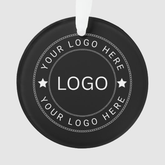 Benutzerdefiniertes Logo Ornament (Vorderseite)