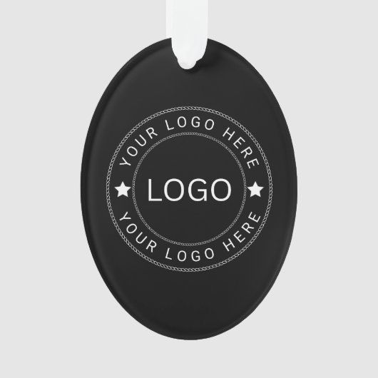 Benutzerdefiniertes Logo Ornament (Vorderseite)
