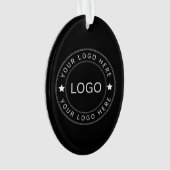 Benutzerdefiniertes Logo Ornament (Vorderseite)