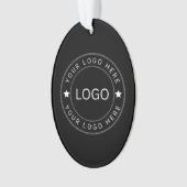 Benutzerdefiniertes Logo Ornament (Vorderseite)