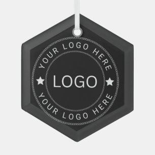Benutzerdefiniertes Logo Ornament Aus Glas