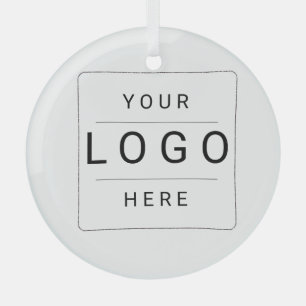 Benutzerdefiniertes Logo Ornament Aus Glas