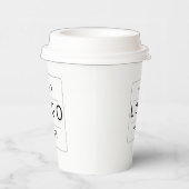 Benutzerdefiniertes Logo Pappbecher (Rechts)