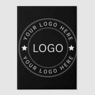 Benutzerdefiniertes Logo Pergament Einladungen