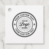 Benutzerdefiniertes Logo Personalisierte Geschäfts Geschenkanhänger (Vorderseite)