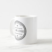 Benutzerdefiniertes Logo Personalisierte Töpfereiu Kaffeetasse (Vorderseite Links)