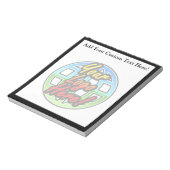 Benutzerdefiniertes Logo - Personalisierter Editor Notizblock (Rotiert)