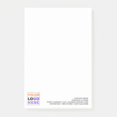 (Benutzerdefiniertes Logo) Personalisiertes Werbeu Post-it Klebezettel (Vorderseite)