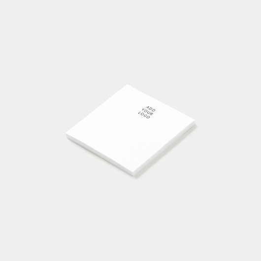 Benutzerdefiniertes Logo Post-it Klebezettel (angewinkelt)