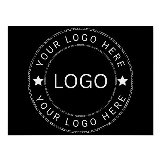 Benutzerdefiniertes Logo Poster (Vorderseite)