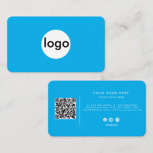 benutzerdefiniertes Logo professioneller QR-Code Visitenkarte