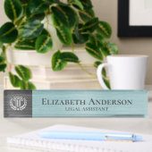 Benutzerdefiniertes Logo Professionelles Executive Namensplakette