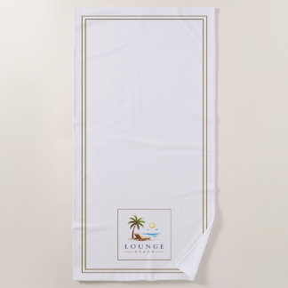 Benutzerdefiniertes Logo Professionelles Resort Ho Strandtuch