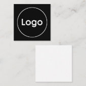 Benutzerdefiniertes Logo Quadratische Visitenkarte (Vorne/Hinten)