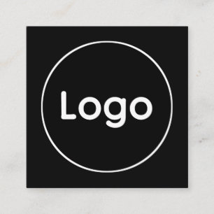 Benutzerdefiniertes Logo Quadratische Visitenkarte