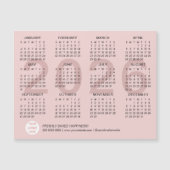 Benutzerdefiniertes Logo Rosa Business 2026 Magnet (Vorderseite)