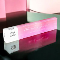Benutzerdefiniertes Logo Rosa Orange Elegant Beruf