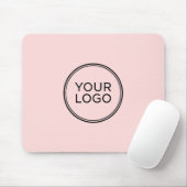 Benutzerdefiniertes Logo Rosa Personalisierte Unte Mousepad (Mit Mouse)