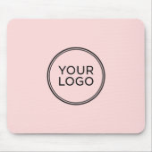 Benutzerdefiniertes Logo Rosa Personalisierte Unte Mousepad (Vorne)
