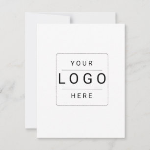 Benutzerdefiniertes Logo RSVP Karte
