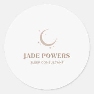 Benutzerdefiniertes Logo Runder Aufkleber