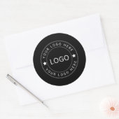 Benutzerdefiniertes Logo Runder Aufkleber (Umschlag)