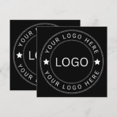 Benutzerdefiniertes Logo Save The Date (Vorne/Hinten)