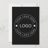 Benutzerdefiniertes Logo Save The Date (Rückseite)