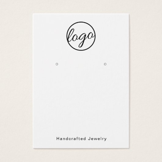 Benutzerdefiniertes Logo, Schwarz und Weiß, einfac (Vorderseite)