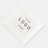 Benutzerdefiniertes Logo Serviette (Ecke)