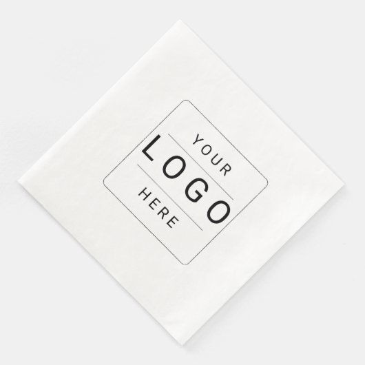 Benutzerdefiniertes Logo Serviette (Ecke)