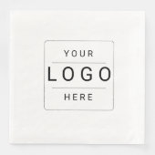Benutzerdefiniertes Logo Serviette (Vorderseite)