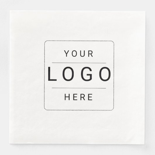 Benutzerdefiniertes Logo Serviette (Vorderseite)