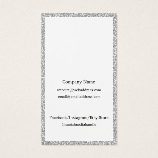 Benutzerdefiniertes Logo-Silver für einfache Unter (Rückseite)