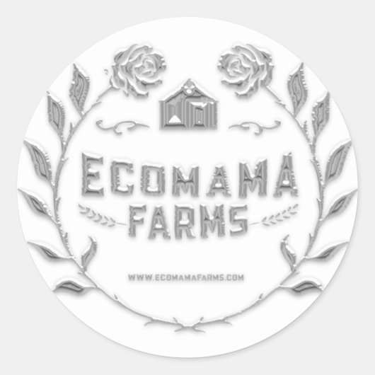 Benutzerdefiniertes Logo Silver Tester Beispiel Gr Runder Aufkleber (Vorderseite)