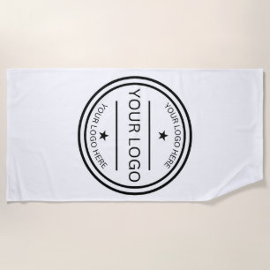 Benutzerdefiniertes Logo Strand Personalisiertes F Strandtuch