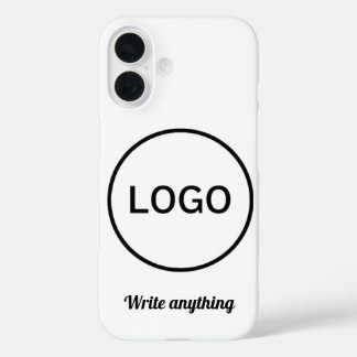 Benutzerdefiniertes Logo-Telefongehäuse - Personal iPhone 16 Hülle