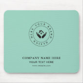 Benutzerdefiniertes Logo | Texbusiness Company Mousepad (Vorne)