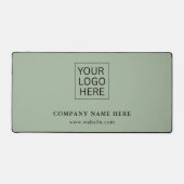 Benutzerdefiniertes Logo | Texbusiness Company Schreibtischunterlage (Vorderseite)