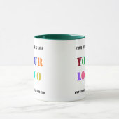 Benutzerdefiniertes Logo Text Business Tasse Gesch (Zentrum)