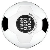 Benutzerdefiniertes Logo & Text Geschäft Fußball (Gedreht)