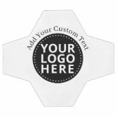 Benutzerdefiniertes Logo & Text Geschäft Fußball (Flach)