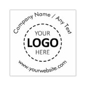 Benutzerdefiniertes Logo / Text Gummistempel (Prägung)