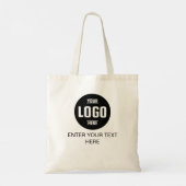 Benutzerdefiniertes Logo & Text-Tasche | Personali Tragetasche (Rückseite)