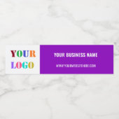 Benutzerdefiniertes Logo Text Wasserflasche Etiket Wasserflaschenetikett (Einzelnes Label)