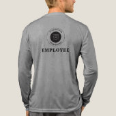 Benutzerdefiniertes Logo Tri-Blend-Mitarbeiter-T-S Tri-Blend Shirt (Rückseite)