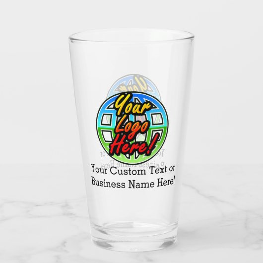 Benutzerdefiniertes Logo Trinkglas Keine Mindestme Glas (Rückseite)