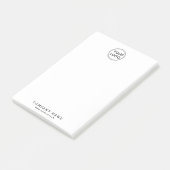 Benutzerdefiniertes Logo und benutzerdefinierter F Post-it Klebezettel (angewinkelt)